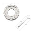 1/2pcs Bike Wheel Rim Wrench Mini Adjuster Spanner 8 Way Groove Bicycle Spoke Tension Wrench Bike Demolition Axis Repair Tools