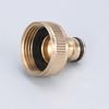 Universal Brass Tap Connector 1/2" 3/4" Quick Adapter Joints Garden Hose Car Washing Watering Spray Nozzle