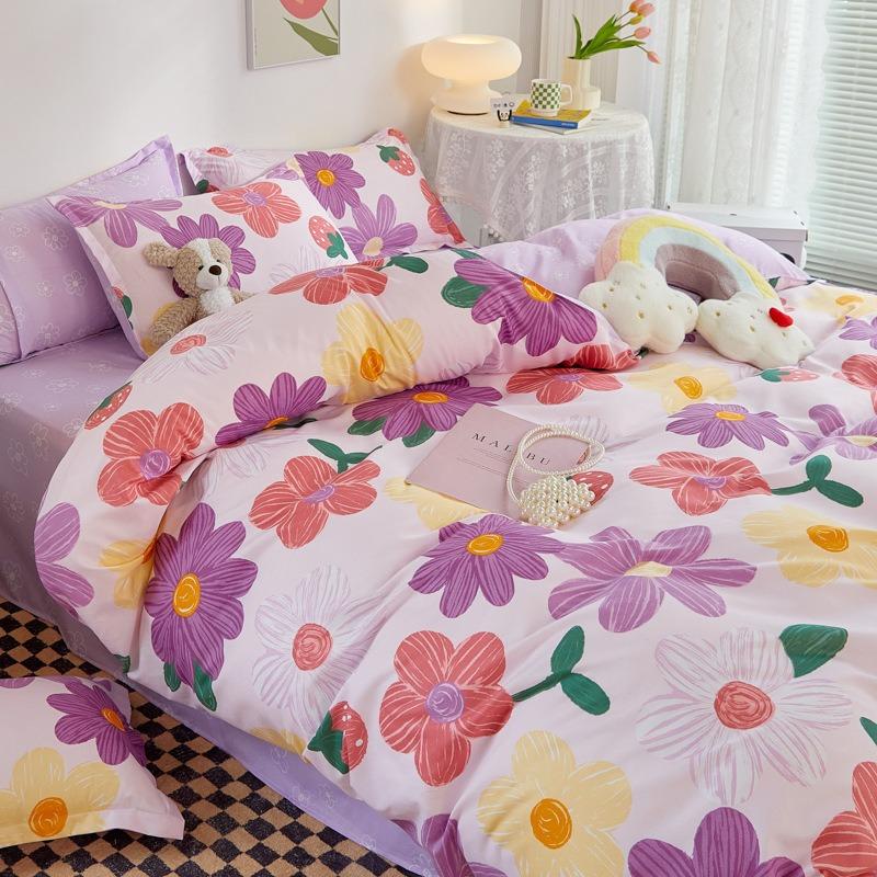 3/4Pcs/Set Warm Duvet Covers Suitable For Various In Autumn Winter Spring Soft Bedding Covers Suitable For All Seasons Bed Sack