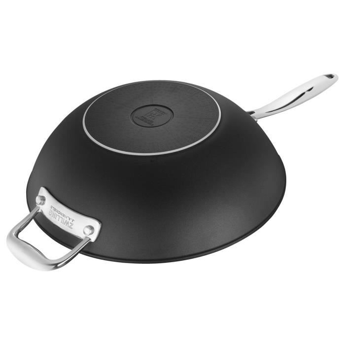 Wok - ZWILLING Forte - 30 cm - Aluminium Forgé - Antiadhésif - Tous feux compatibles