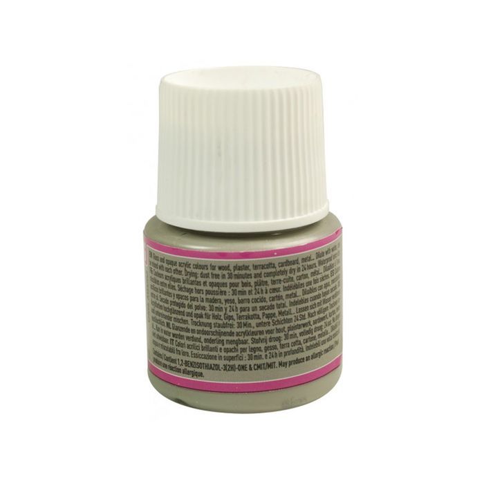 Peinture acrylique - P.BO - Déco - 45 ml - Brillant - Gris Moyen