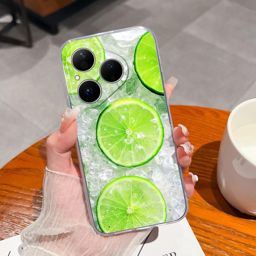 

Для Huawei Pura 80 Ultra Honor 400 Magic5 Pro Чехол для телефона Милый узор с космонавтом Прозрачный ТПУ Ударопрочный Защитный Мягкий Чехол-накладка Для Huawei Honor V40 Lite