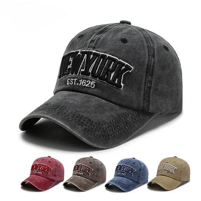 Baseball Cap New Style Washed Cotton Cap Embroidered Cap Sun Hat Embroidered Baseball Sun Hat
