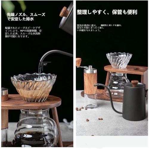 Portable Hand-Crank Coffee Grinder, Gift Box, Drip Pot, Easy-to-Clean, Multi-Purpose, Beginner's Set, Holiday Gift, Adjustable Settings, Lightweight,