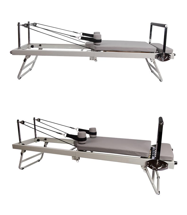 Velké skládací Pilates Reformer vybavení Core Yoga postel Domácí fitness hubnutí Ocel ABS oceli materiál Pilates stroj