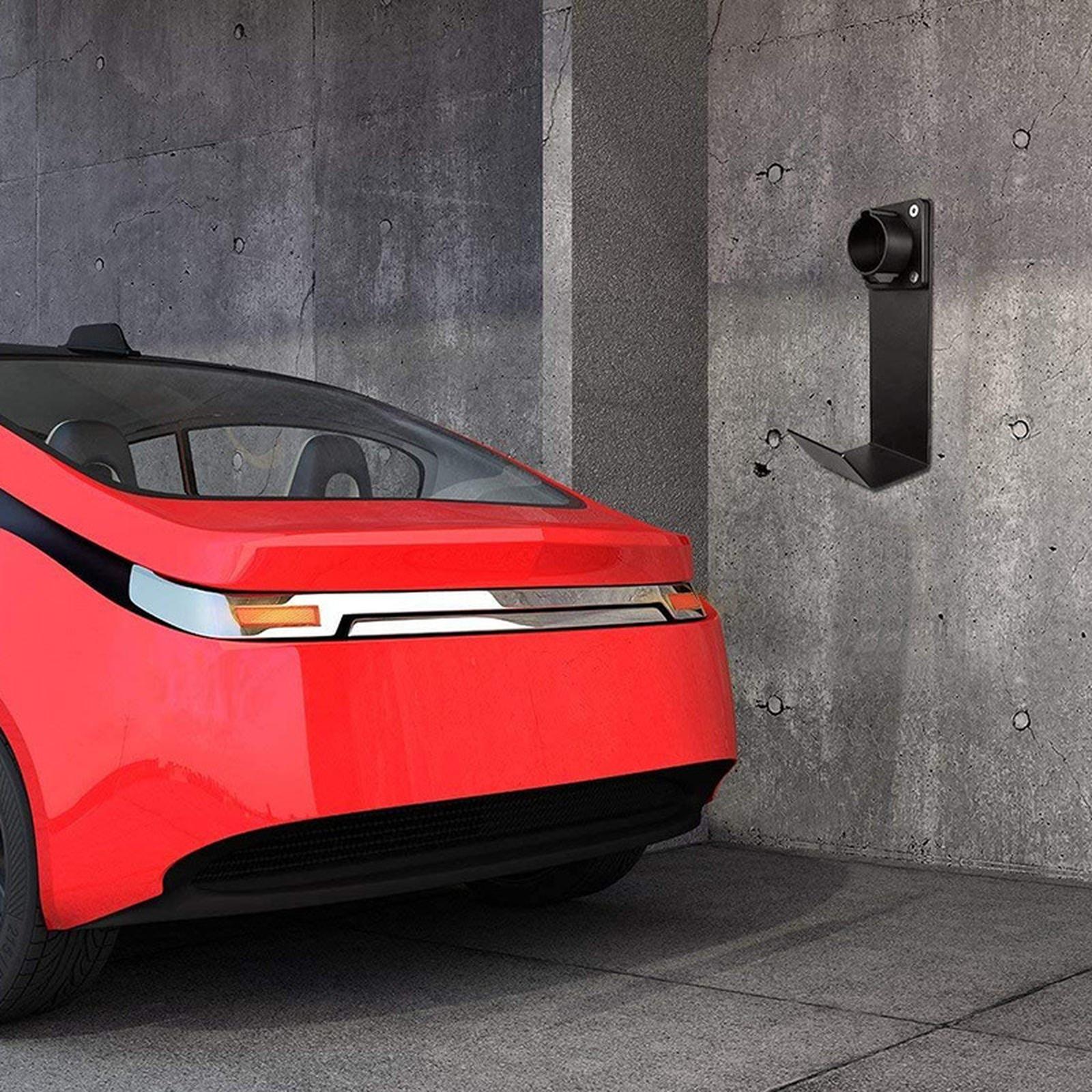 

Y5GF Space Optimized Electric Vehicle Charging Wall Mount Support Quick Design Coating For Indoor Outdoor Use one size чорний