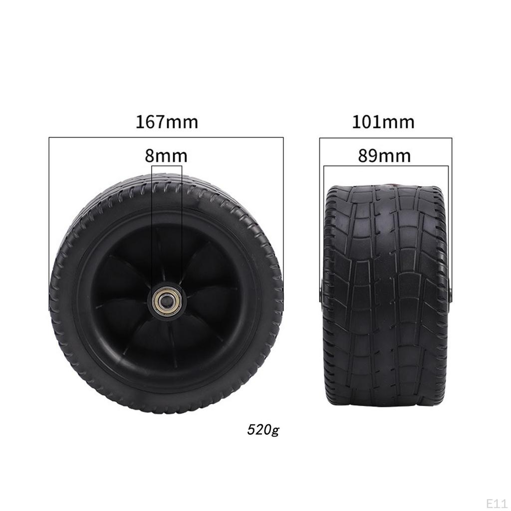 Replacement Wheels for Folding Utility Cart - Set of 2