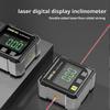 Woodworking Tools 4-Sided Magnetic Dual Laser Inclinometer Digital Laser Level