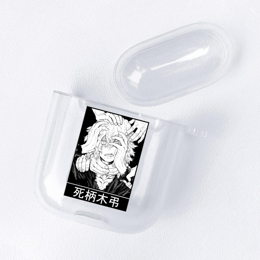 Anime My Hero Academia Figurer Gjennomsiktig Airpods-deksel for Funda Airpods 2/1 Deksel Boku No Hero Academia Mykt TPU-deksel Coque