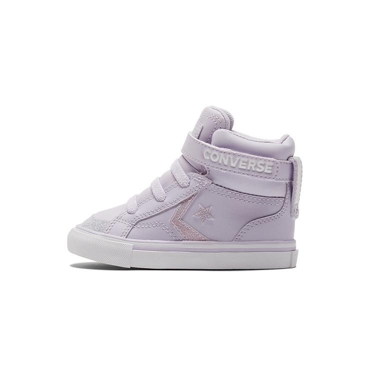(TD) Converse Pro Blaze Strap Easy On High  Vapor Violet Glitter  Baby A03817C EU 26