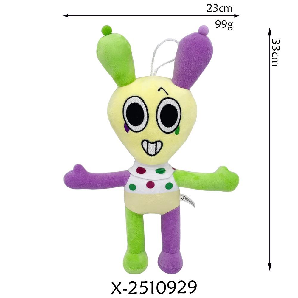 Dandy's World Plysj Cute Dandy World Scrap Stuffed Horror Game Goob Pebble Poppys Boxten Plysj Soft Doll Kawaii Room Decor Toy
