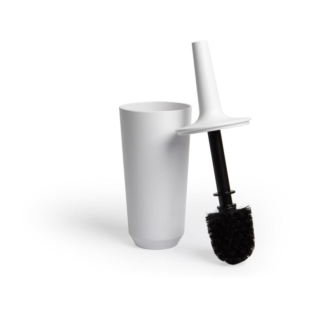 Umbra Toilet Brush with CORSA 21004478660 Case, White,