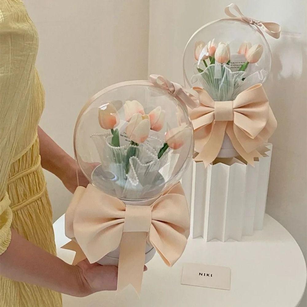 DIY Bouquet Holder Acrylic Bobo Balloons Stand  Wedding Birthday Party Decorations