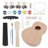 Ukulele Kit 21in DIY Basswood Lightweight Painting Handcrafted Gift Children Small Toys