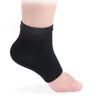 (White) Heel Anti Crack Sleeve With Gel Moisturizer For Overnight Treatment - Gray Half Socks