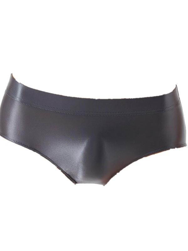 

Чоловічі трусики для плавання, спортивний купальник бікіні з низькою талією M темно-сірий колір