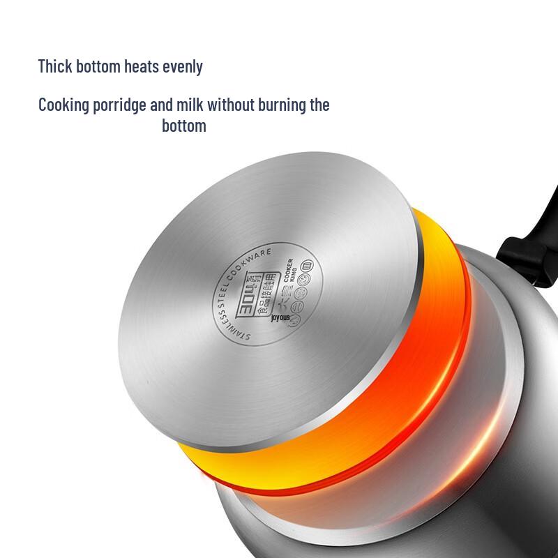 Chuidahuang 16cm 304 Stainless Steel Milk Pot