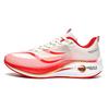 Shock-absorbing running shoes net racing breathable sports shoes single-layer 7 red rabbit students 6 older children's running shoes male price is e