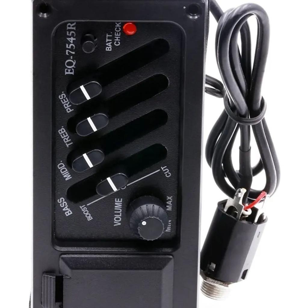 Guitar Box Pickup 4 Band Equalizer Classical Folk Acoustic Parts Instrument Accessories