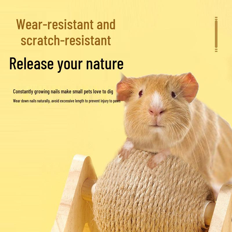 Guinea Pig & Small Animal Grinding Toys: Relieve boredom, grind teeth, nails for chinchillas, squirrels, rats, sugar gliders.