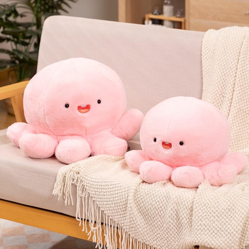 Cartoon Pink Cute Octopus Plush Toy Simulated Octopus Rag Doll Children's Doll Girls Hug Pillow
