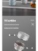 Premium Stainless Steel & Titanium Insulated Tea Infuser Cup, Double-Layer, Large Capacity, Portable for Car Use