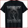 Un Verdadero Hombre Nunca Habla Mal De Lopez Obrador Black Cotton T-Shirt Unisex T-Shirt