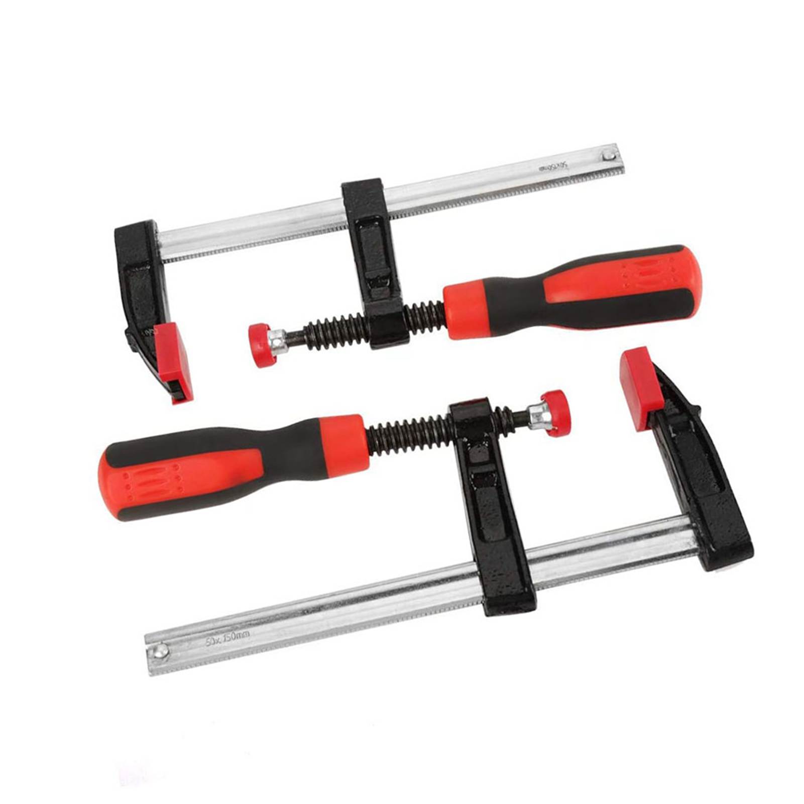 

4Pcs Heavy Duty F Clamps Woodworking Bar Clips Quick Slide DIY Hand Tool Kit 50*150mm