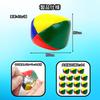 Charmoon Set of or 15 Colorful Juggling Toys for Street and Beginners Beanbags, 5, 10, Balls, Performances, Practice, (15 Balls)