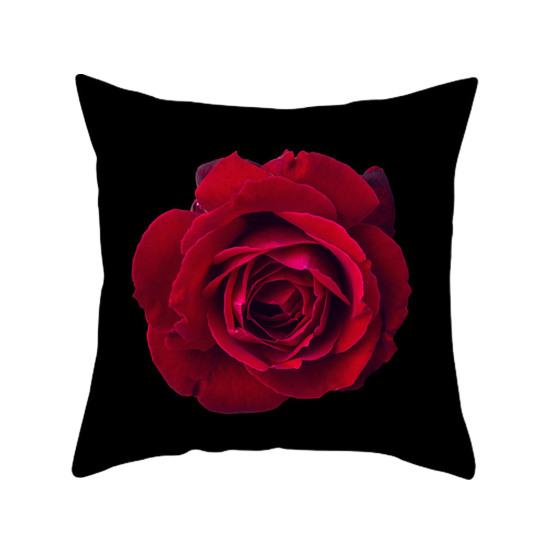 Прочный чехол для подушки, термоусадочный, моющийся, антидеформированный, устойчивый, с узором розы, наволочка для спальни 2