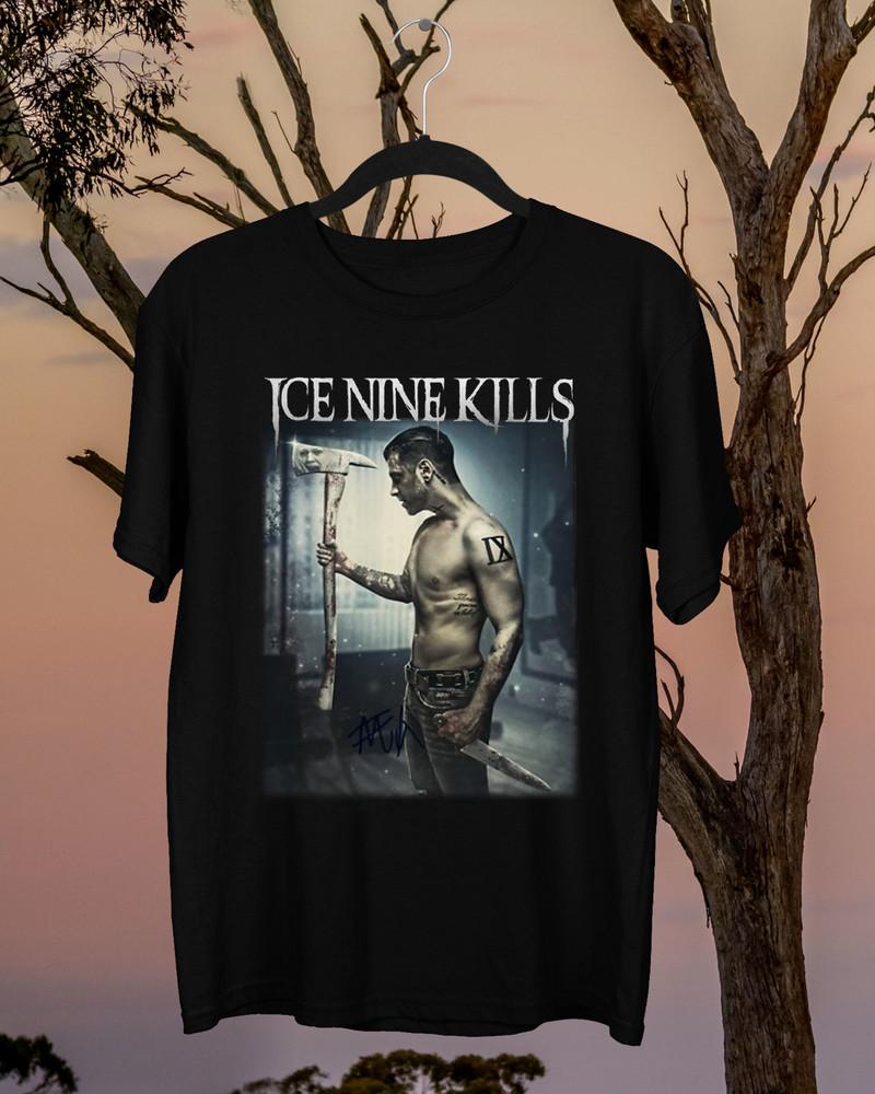 Spencer Charnas Ice Nine Kills Signature Black Cotton All Size T-Shirt FF71 Unisex T-Shirt XXL