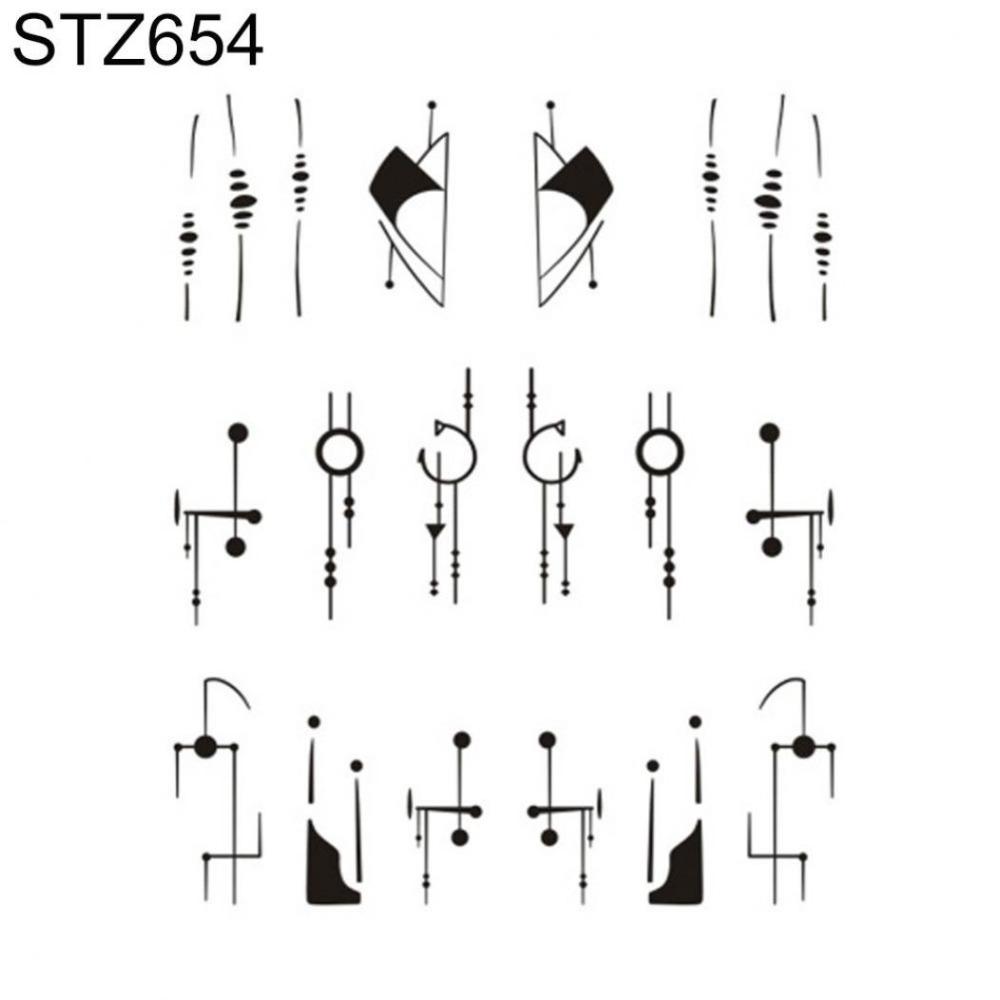 Floral Print Nail Decals Nail Art Decor Gel Polish Animal Sticker Manicure Foils