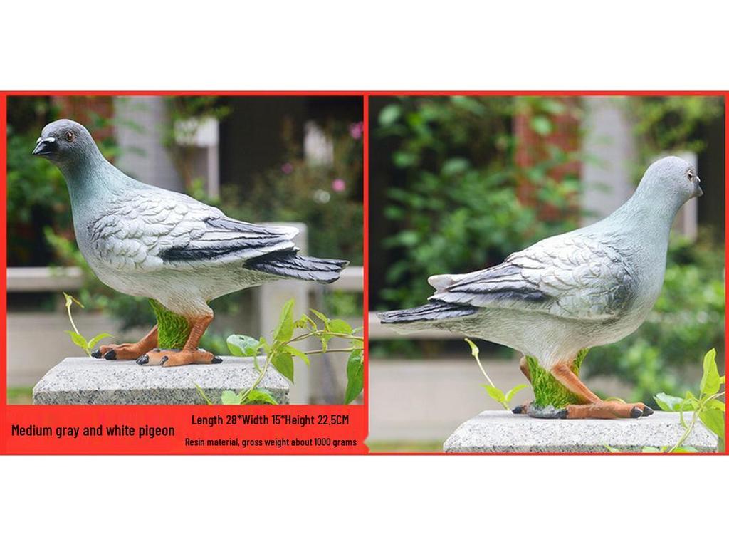 Dove Tree Resin Garden Ornaments: Outdoor Sculpture & Horticulture Set