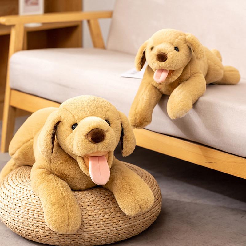 Soft And Cuddly Labrador Dog Plush Toy Realistic Stuffed Animal Pillow For Kids
