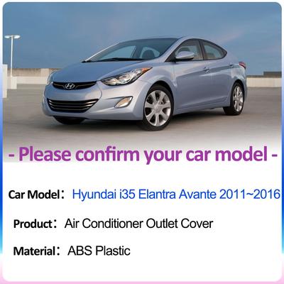 Dla Hyundai i35 Elantra Avante MD UD 2011~2016 Osłona Wylotu Powietrza Kratka Wentylacyjna Klimatyzacji Pod Tylnymi Siedzeniami Akcesoria Wentylacyjne