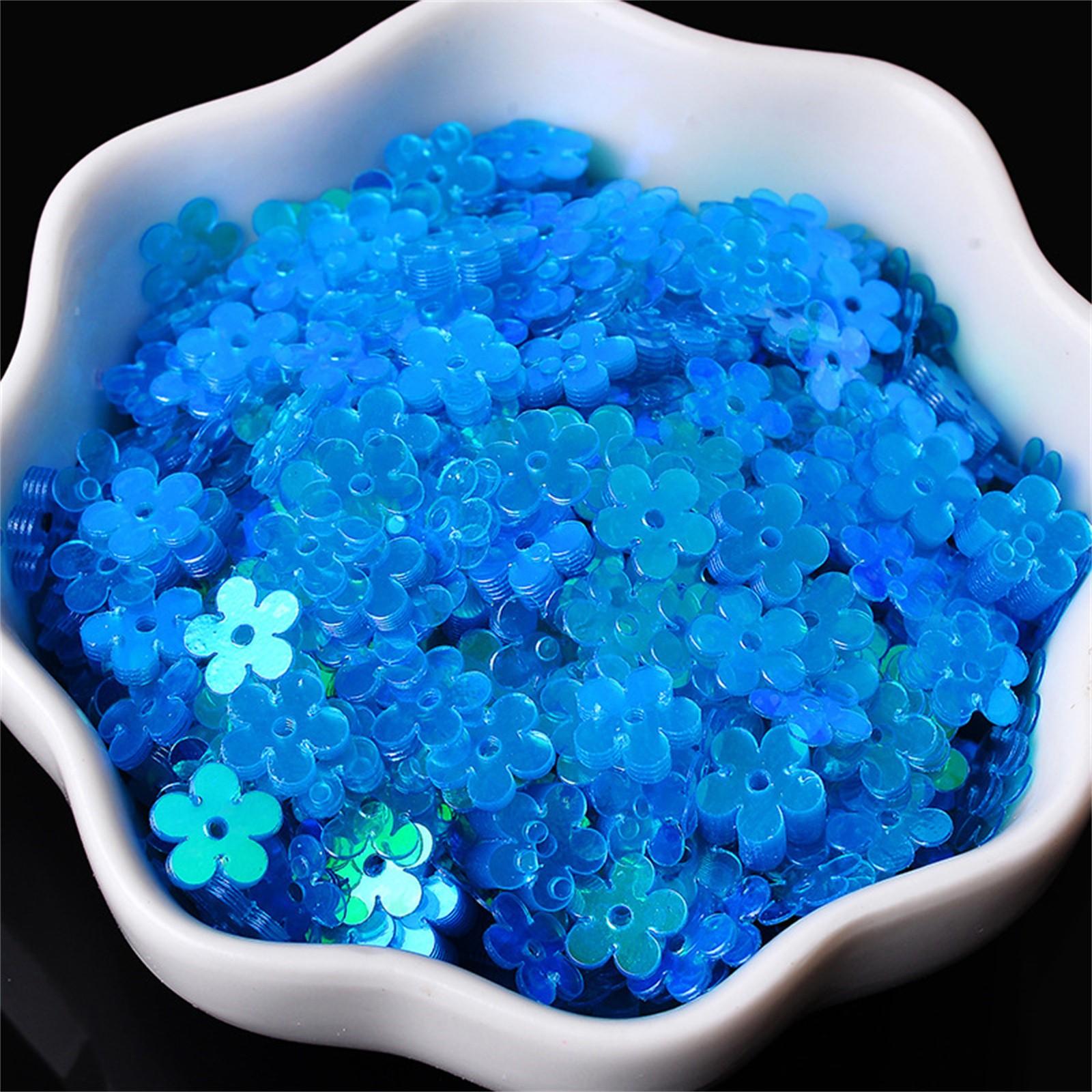 

20g(1200pcs)/Упаковка 7 мм плоские ПВХ блестки свадебные конфетти DIY швейные украшения украшения для вечеринки аксессуары One Size синий