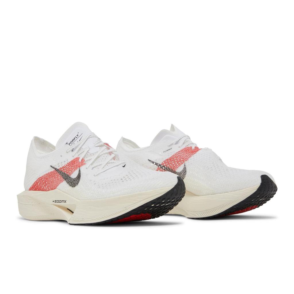 Nike ZoomX VaporFly Next% 3 'Eliud Kipchoge' (Unisex) White / Black / Chile Red / Coconut Milk Running Shoes FD6556 100