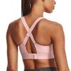 Under Armour Continuum Solid Medium Support U-Shape High-Intensity Training Sports Bra Women Underwear Pink 1372557-676