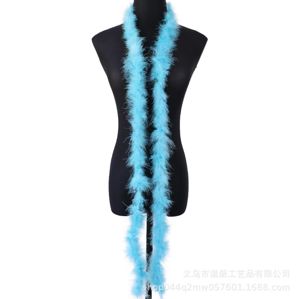 11G Flat Top Clothing Accessories Diy Material Turkey Plush Strip Scarf Crafts Accessories New