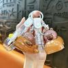 Cute Capybara Car Pendant Cartoon Capybara Aircraft Key Ring  Bag Charm
