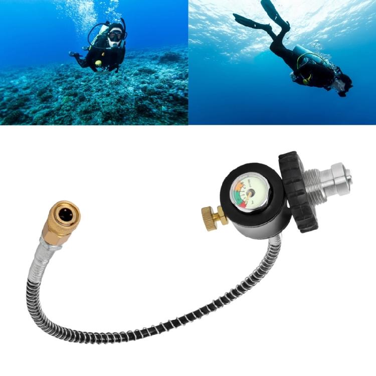 5/8inch Station Cylinder Refill Adapter DIN Fill Station Scubas Cylinder Regulator Big Gas Cylinder To Small Cylinder