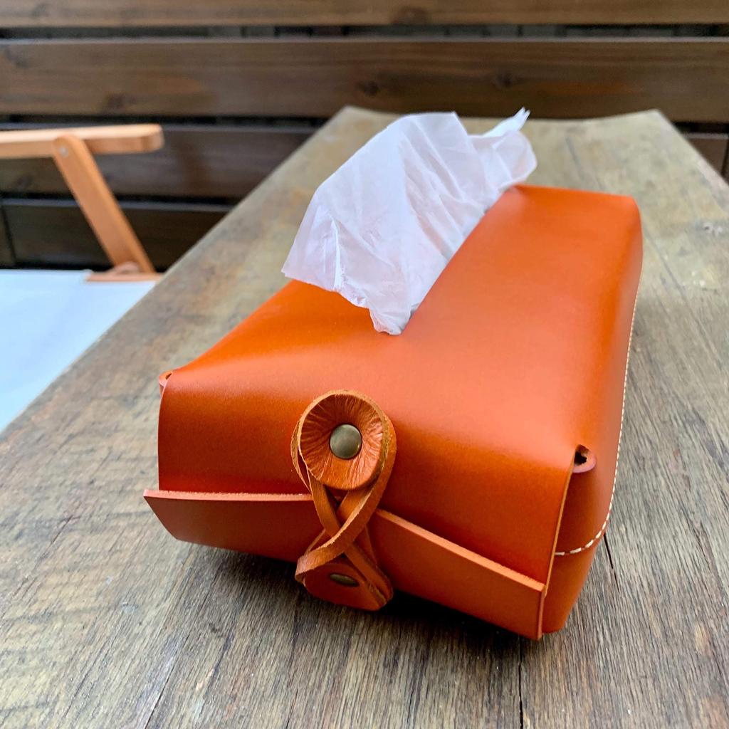 Roost Outdoors with Genuine Genuine Leather Tissue Stylish and Hanging or Car Tissue Tissue Car Leather Tissue Tissue Headrest Mount [Made Leather]
