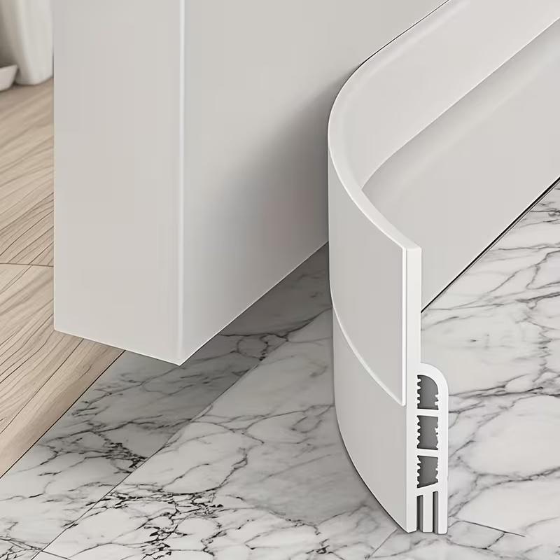 

1pc 39.37in Door Draft Stopper, Under Door Sweep for Exterior & Interior Doors, Weather Stripping Door Seal, Garage Window Block білий