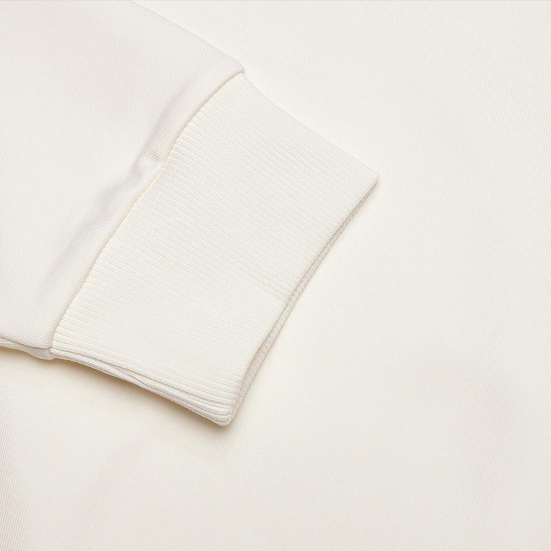 FILA Heritage Series Casual Simple Pullover Long Sleeve Sweatshirt Men sweatshirt Egrets-White F11M518209F-WT