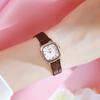 Korean Classic Vintage Square Belt Women'S Fashion Trend Compact Student Calendar Quartz Waterproof Watch