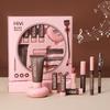 YAYAMIYA Makeup Set Box Exquisite and Cute Cosmetics Eyebrow Pencil Makeup Set Set, Set, Lipstick, Powder, Mascara, Set, [9 Pieces]