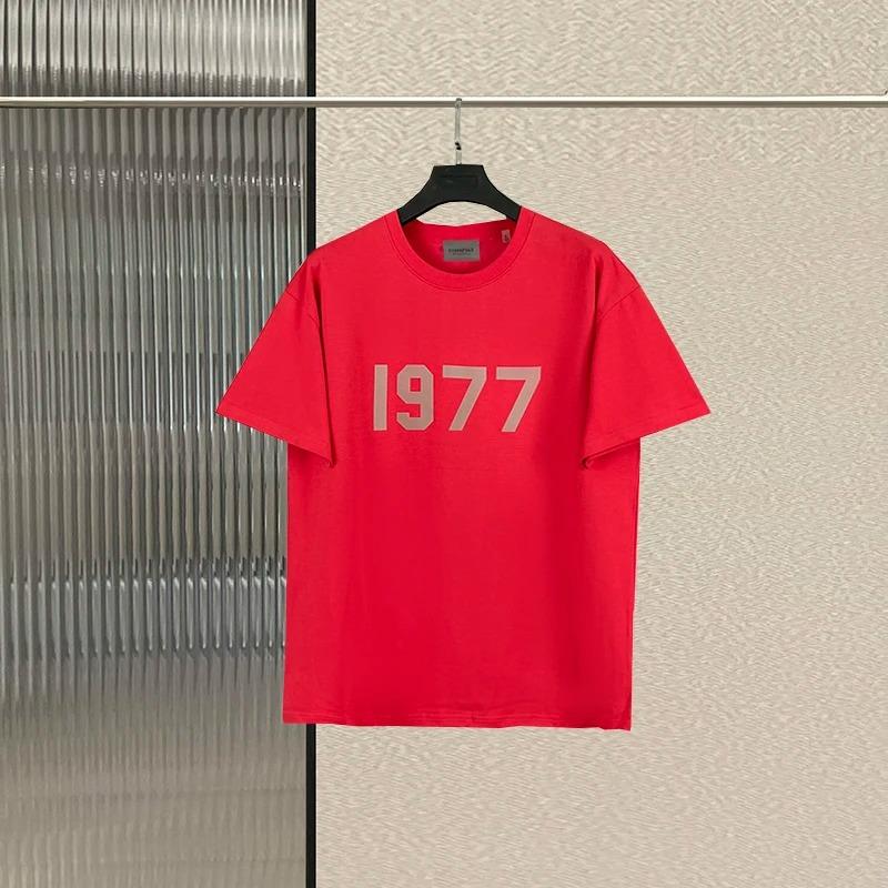

1977 Gym Short Sleeve Fashion Tops Tee Shirts Hip-Hop Unisex 100%Cotton T-Shirts 2024 New Round Neck Men s Clothing S-4XL 4XL