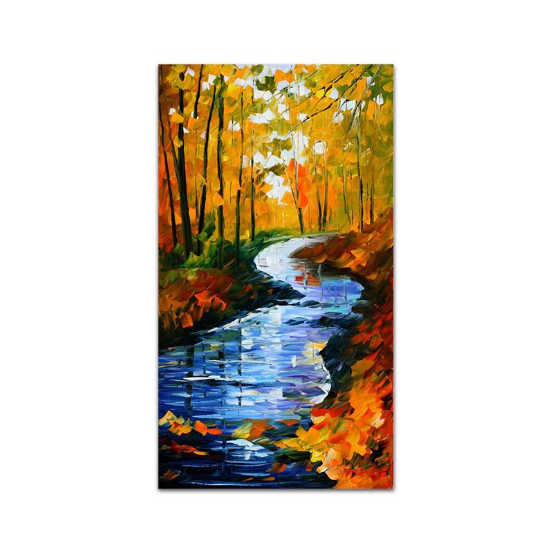 Abstract Oil Painting Iron Tower Poster Canvas Print Wall Art Picture For Living Room Home Decor Wall Decoration Frameless