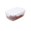 1PC Food Grade Fresh-keeping Box, Microwave Heating Food Box, Refrigerator Meat Freezer Box, Vegetable and Fruit Fresh-keeping Box