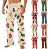 Pantalones de Navidad para Hombre, Pantalones Casuales para Dormir